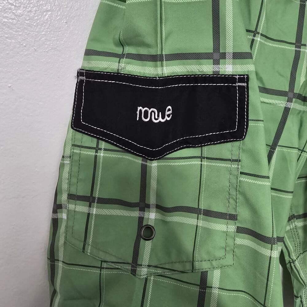 Nonwe Board Shorts Green Mens 28 Lined Swim - Picture 6 of 10